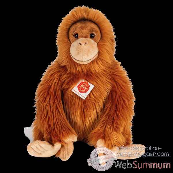 Peluche Orang-outan assis 40 cm hermann teddy collection -92946 8