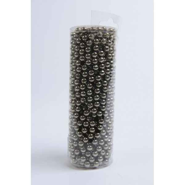 Guirlande de perles plastique gris argile Kaemingk -640