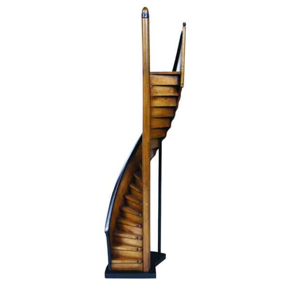 Maquette Architecture Escalier De Phare Brun Noir -amfar013