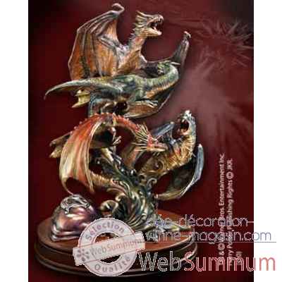 Dragons de la premire epreuve - sculpture bronze Noble Collection -NN7764