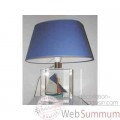 Video Petite Lampe Ovale Thonier Ls 90 Abat-jour Ovale Bleu Fonce-98