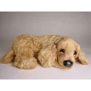 Peluche allongee cocker 45 cm Piutre -3203