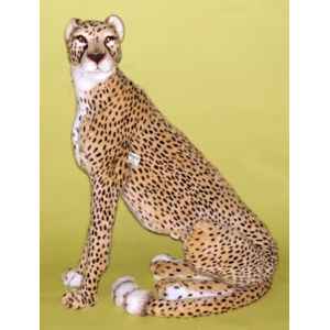 Peluche assise guepard 95 cm Piutre -2580
