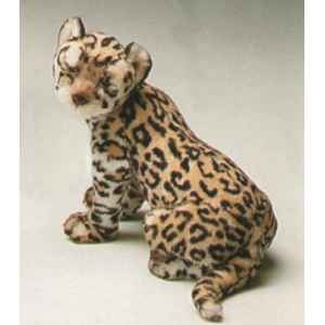Peluche assise leopard 45 cm Piutre -2586