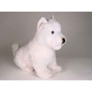 Peluche assise west higland white terrier 45 cm Piutre -2275