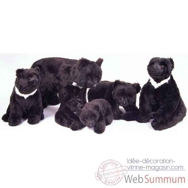 Peluche debout ours noir d'Asie 100 cm Piutre -2189