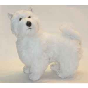 Peluche debout west higland scottish terrier 45 cm Piutre -2277