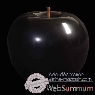 Pomme noire brillant glace Bull Stein - diam. 59 cm indoor