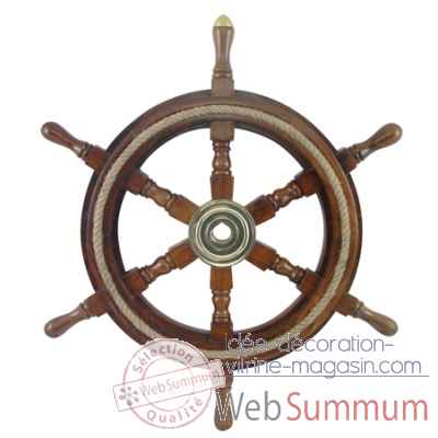 Barre  roue avec cordage  45 cm Produits marins Web Summum -267