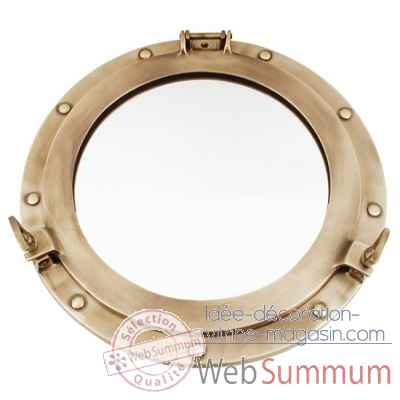 Miroir hublot ouvrant o 38 cm - lv Produits marins Web Summum -195