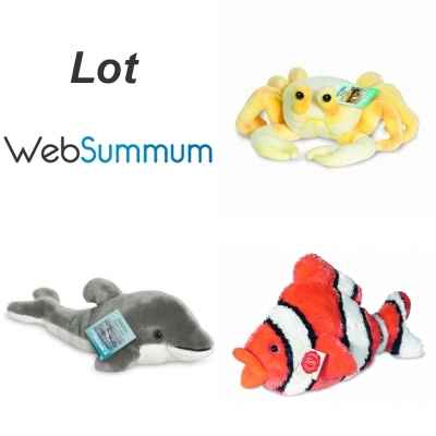 Promotion Peluche animaux marins Hermann -LWS-40