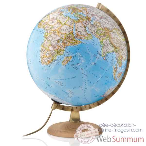 Globe gold classic national geographic lumineux