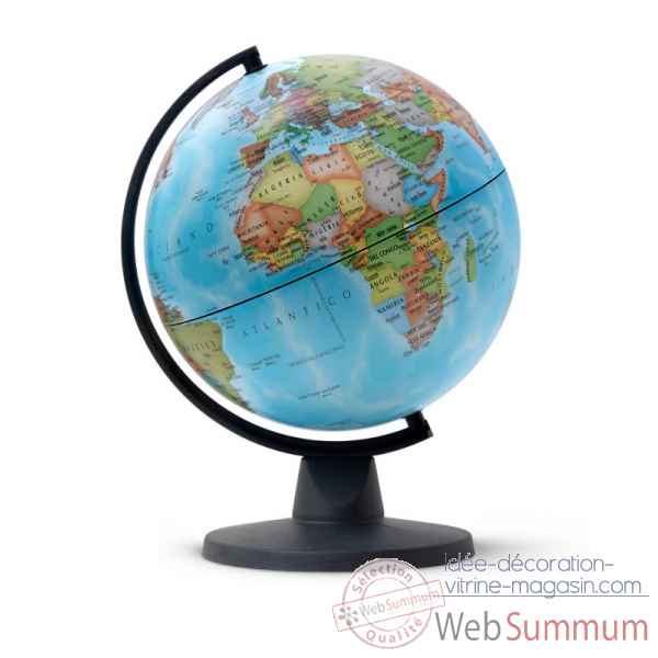 Globe non lumineux mini 16 politique mini cartographie politique 16 cm (diamtre) Sicjeg
