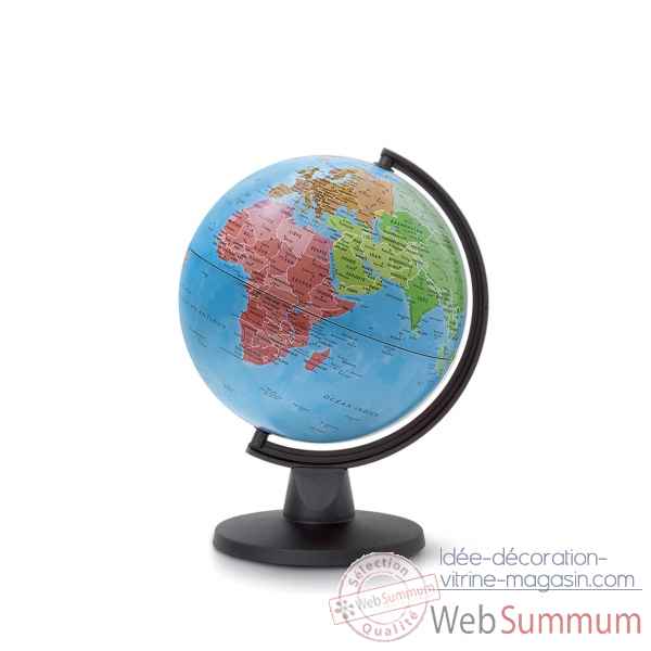 Globe non lumineuxmini 16 continenti mini cartographie continents 16 cm (diametre) Sicjeg