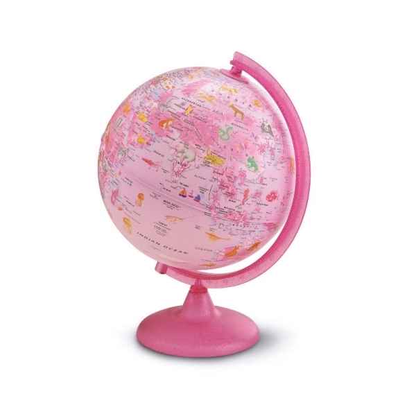 Globe pink zoo boule 25 cm lumineux