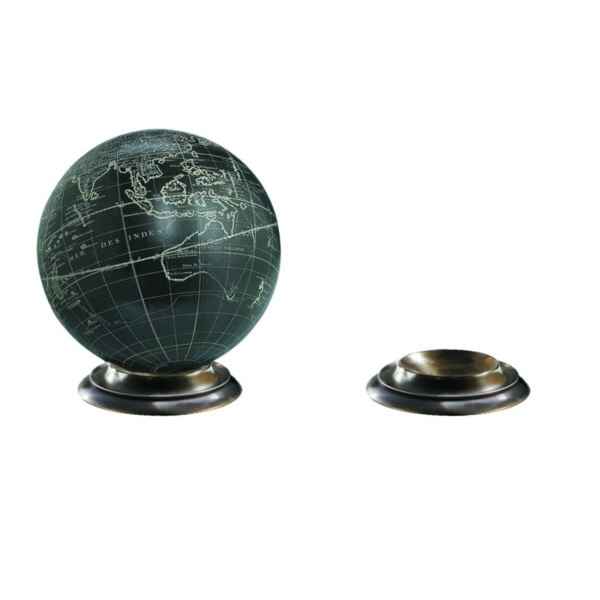 Support Globe Terrestre En Bronze -amfgl200b
