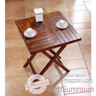 Table bois pliante Produits marins Web Summum -web1234