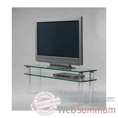 Table tele 130x35x48 Marais pour ecran LCD ou plasma -MTV130
