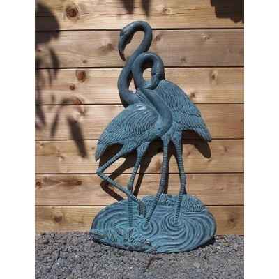 2 flamingo dcoration murale -HW0733BR-V