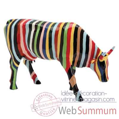 Cow Parade -New York 2000, Artiste Cary smith - Striped-20112 -3