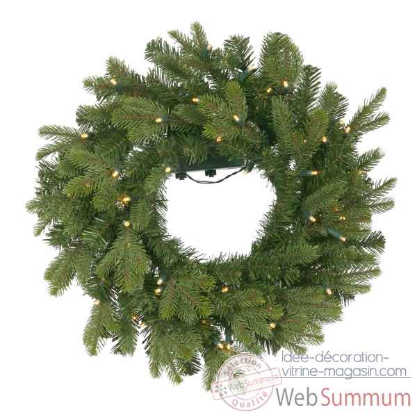 Couronne myrdal pe wreath 61m 50led Van der Gucht -31MYRW61LB