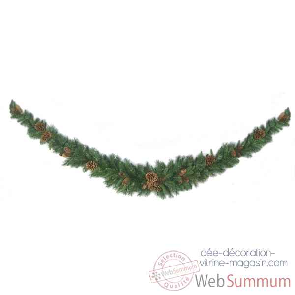 Guirlande pine cone mantel swag h180cm Van der Gucht -31PC6MS