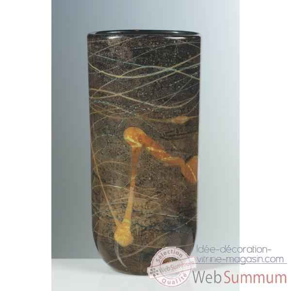 Vase ovale en verre Formia -V14538