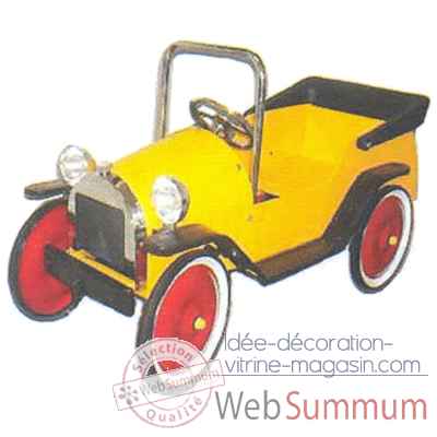 Voiture a pedales Proto jaune -1935