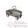 Voiture  pdales Jeep gris vert - 9601