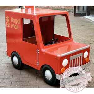Camion van a pedales poste grand modele postman pat licence exclusive LP-003