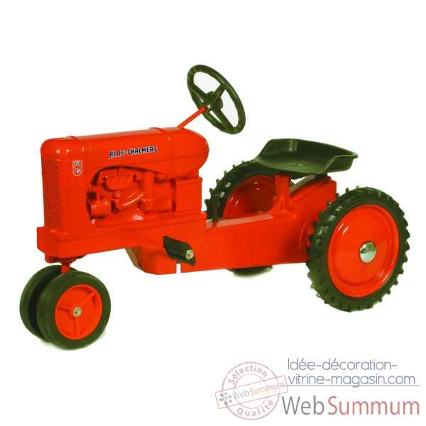 Tracteur a pedales en metal rouge allis chambers wd45 DD-003